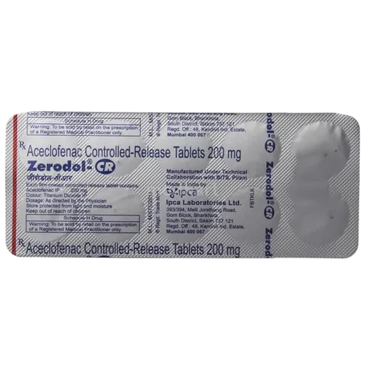 zerodol cr tablet 10's